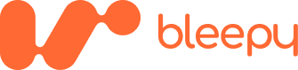 bleepy Width Type Logo Image